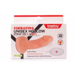 LoveToy Gode ceinture vibrant unisex hollow 16 x 4.3 cm
